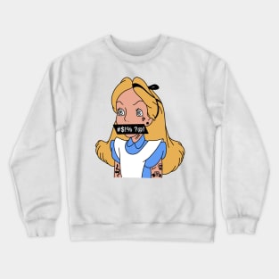 Alice in Wonderland Punk Crewneck Sweatshirt